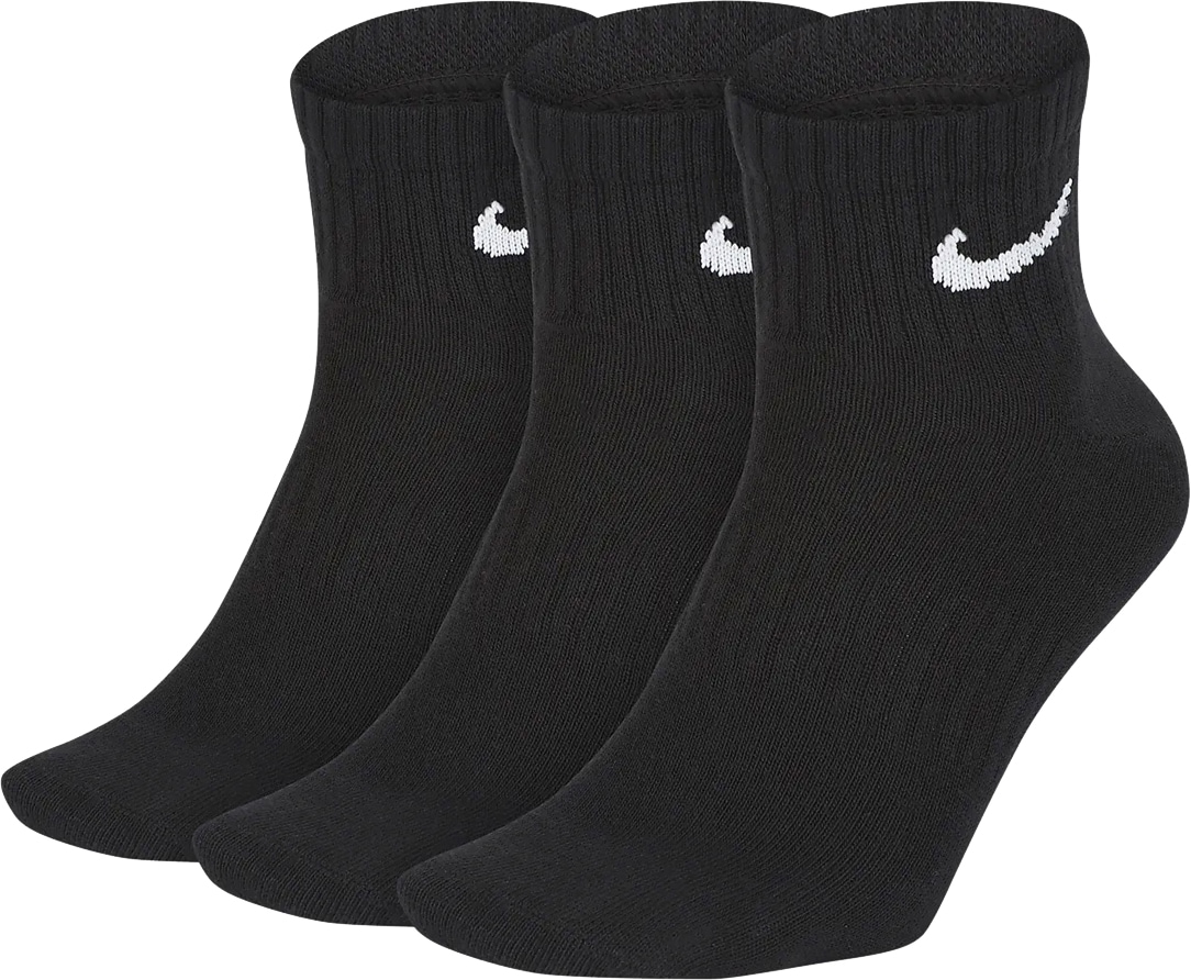 Nike Everyday Lightweight Ankle Socken 3er Pack schwarz