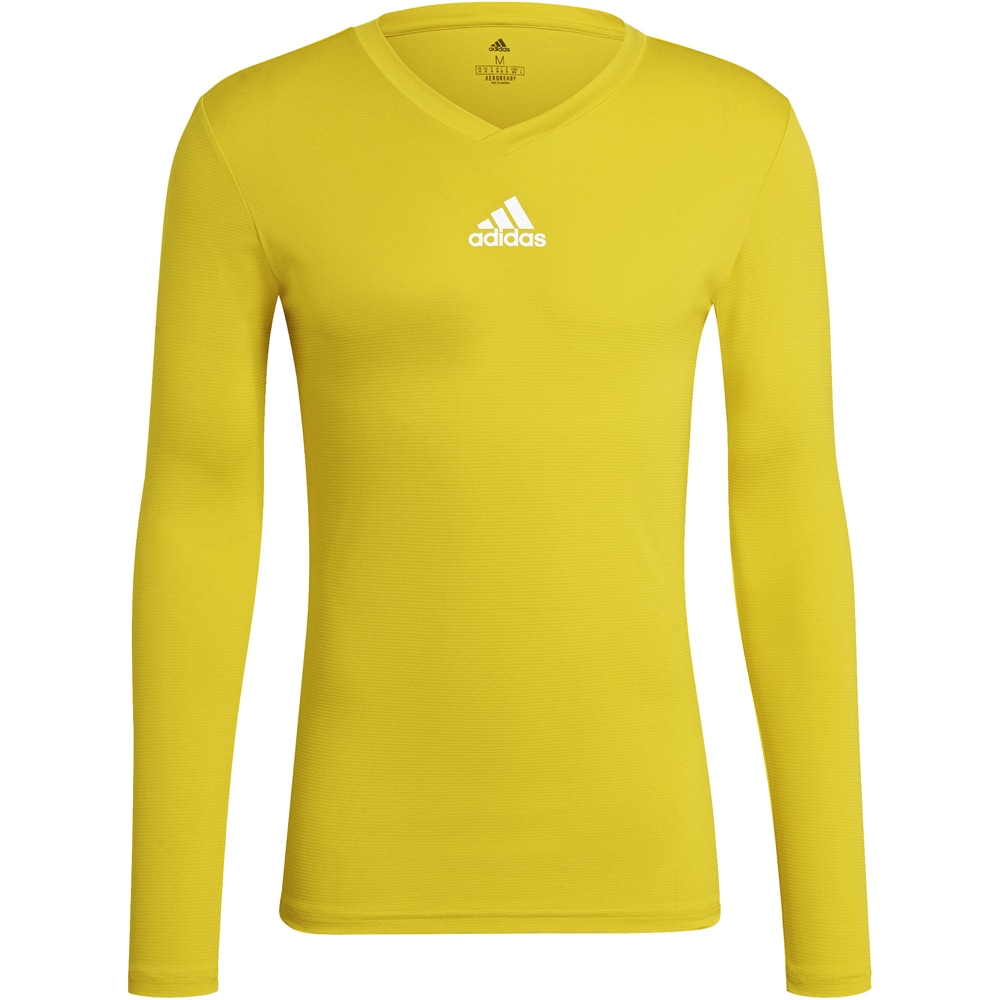 Adidas Herren Langarm Base Shirt Team gelb