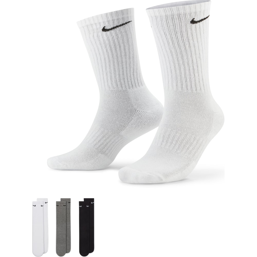 Nike Socken Everyday Cushioned 3er Pack schwarz-weiß-grau