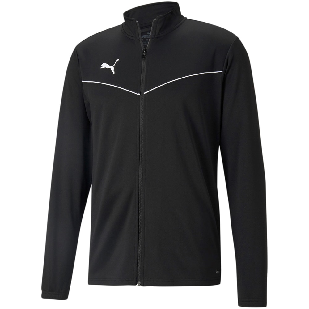 Puma Polyester Trainingsjacke teamRISE schwarz-weiß