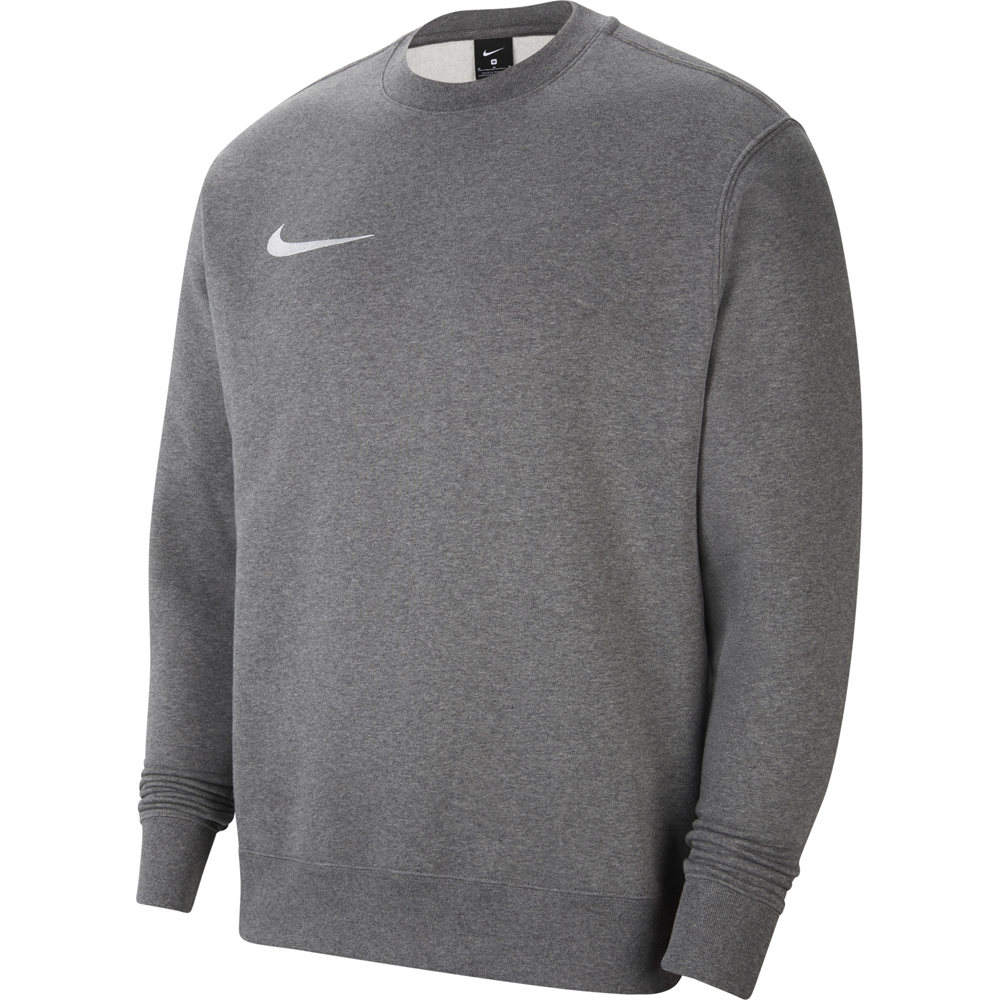 Nike Kinder Fleece Sweatshirt Crew Park 20 grau-weiß