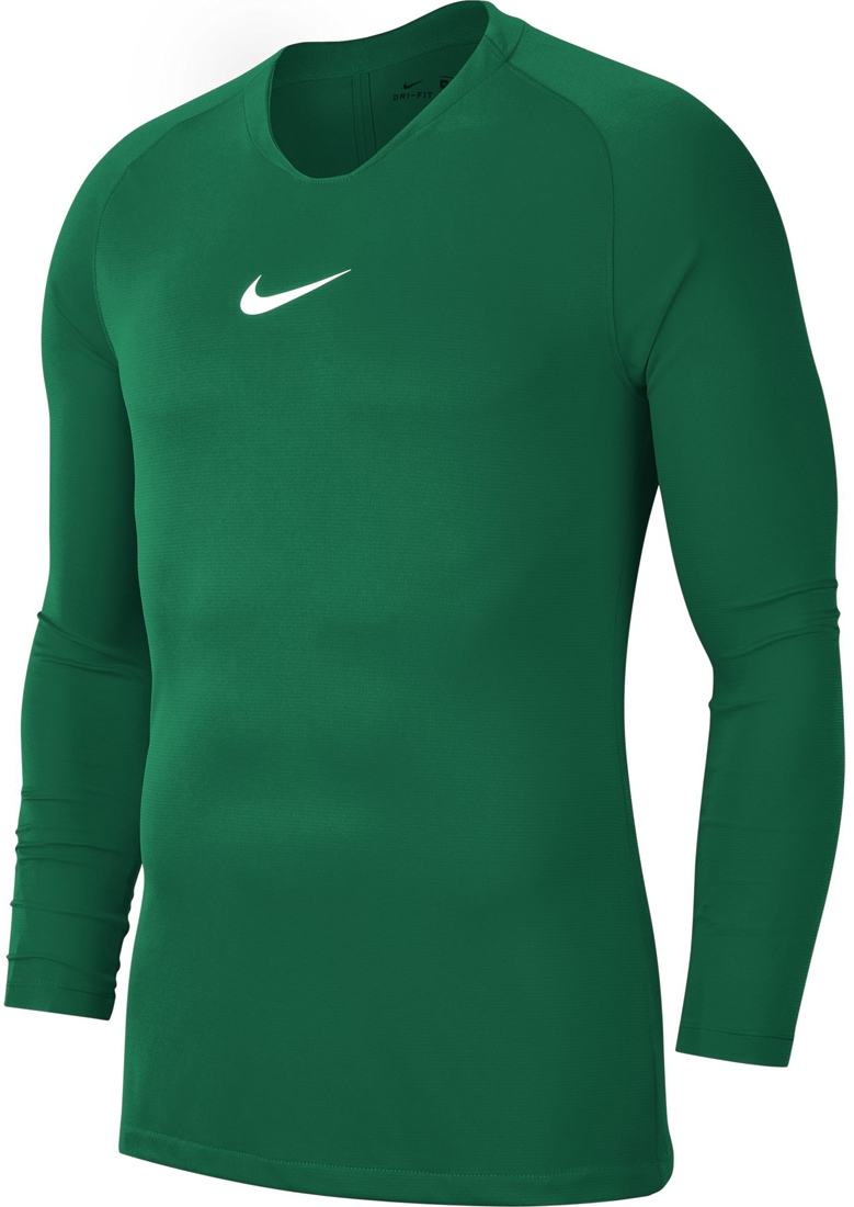 Nike Park First Layer Langarm Shirt pine green-weiß