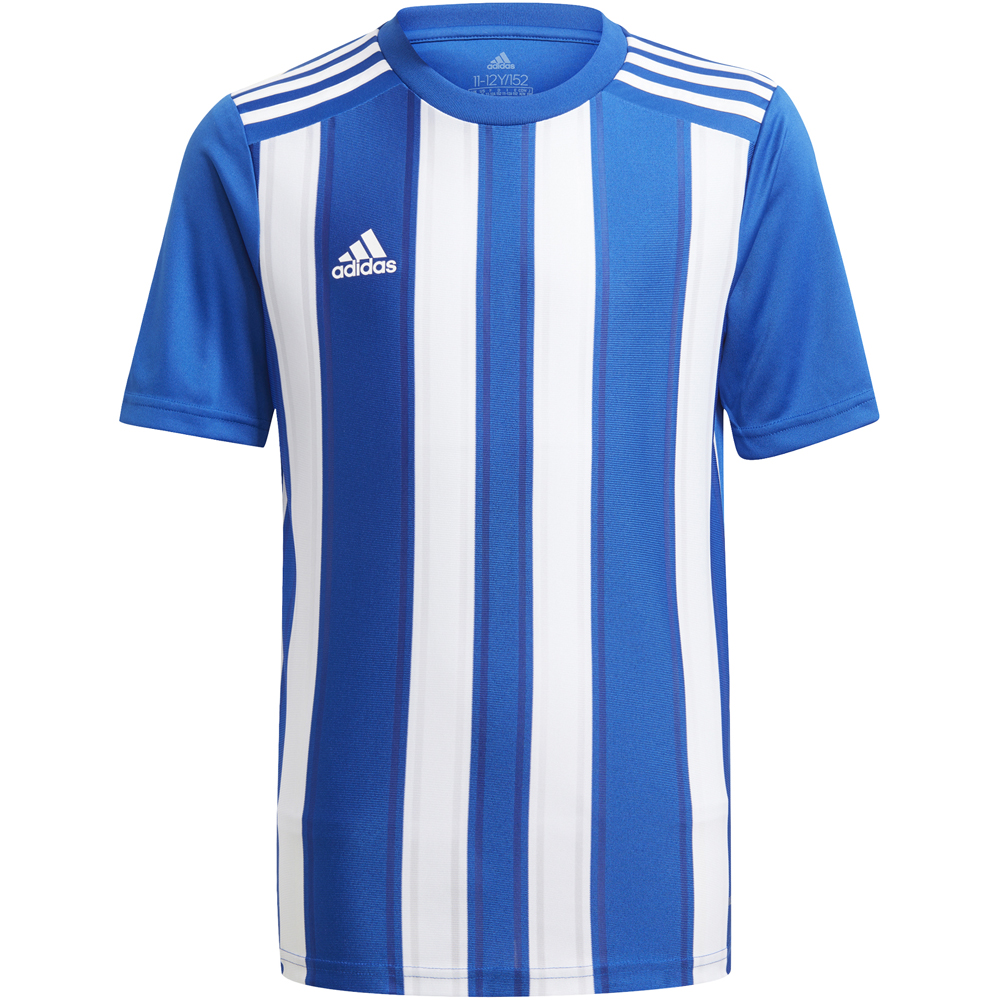 Kurzarm kaufen blau-weiß Striped Kinder Trikot Adidas online 21