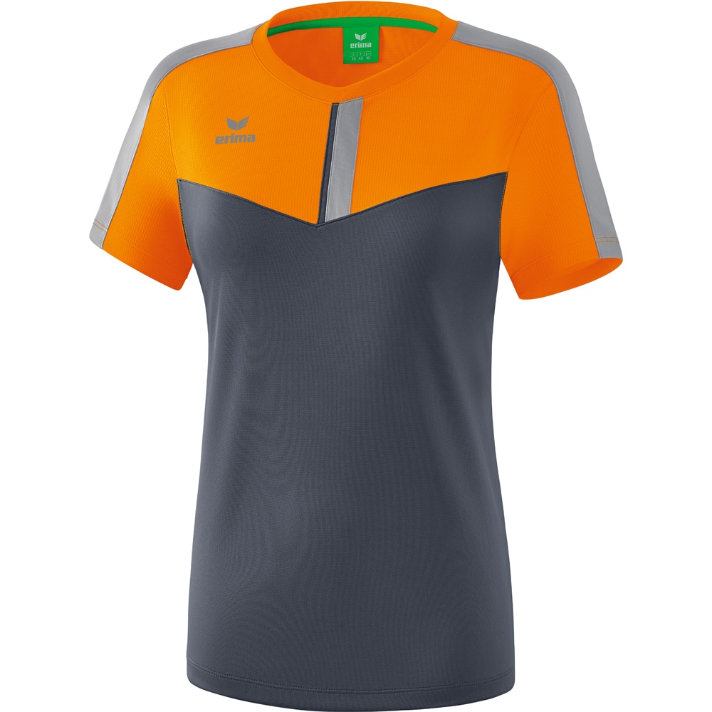 Erima Damen T-Shirt Squad orange-grau