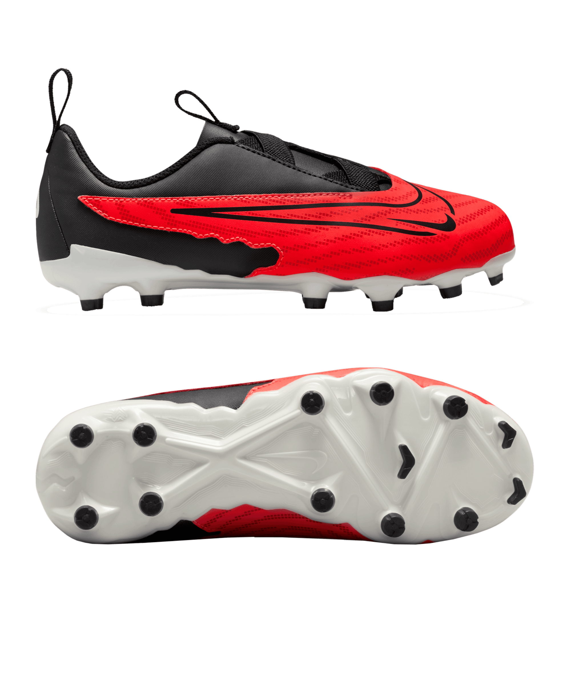 Nike Fußballschuh Kinder Phantom GX Academy FG/MG Ready rot schwarz weiß