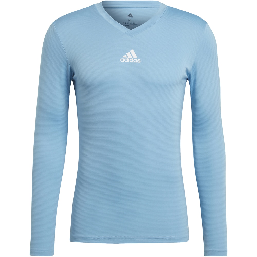 Adidas Herren Langarm Base Shirt Team blau