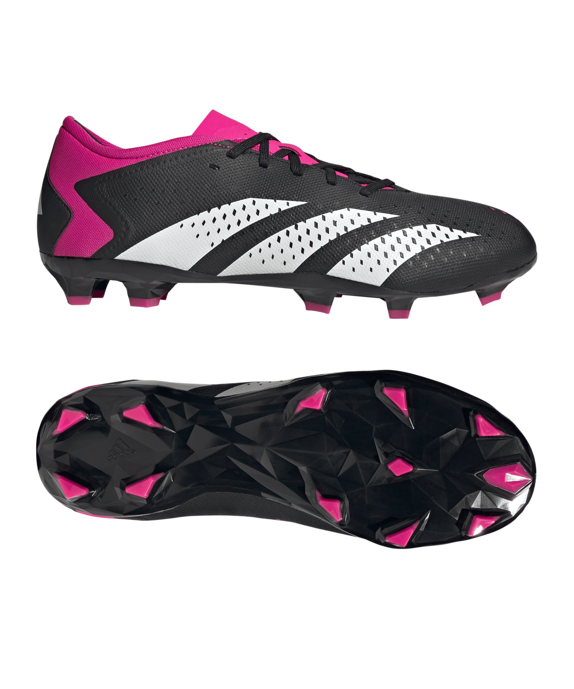 Adidas Fußballschuh Predator Accuracy.3 L FG Own Your Football Schwarz Weiss Pink