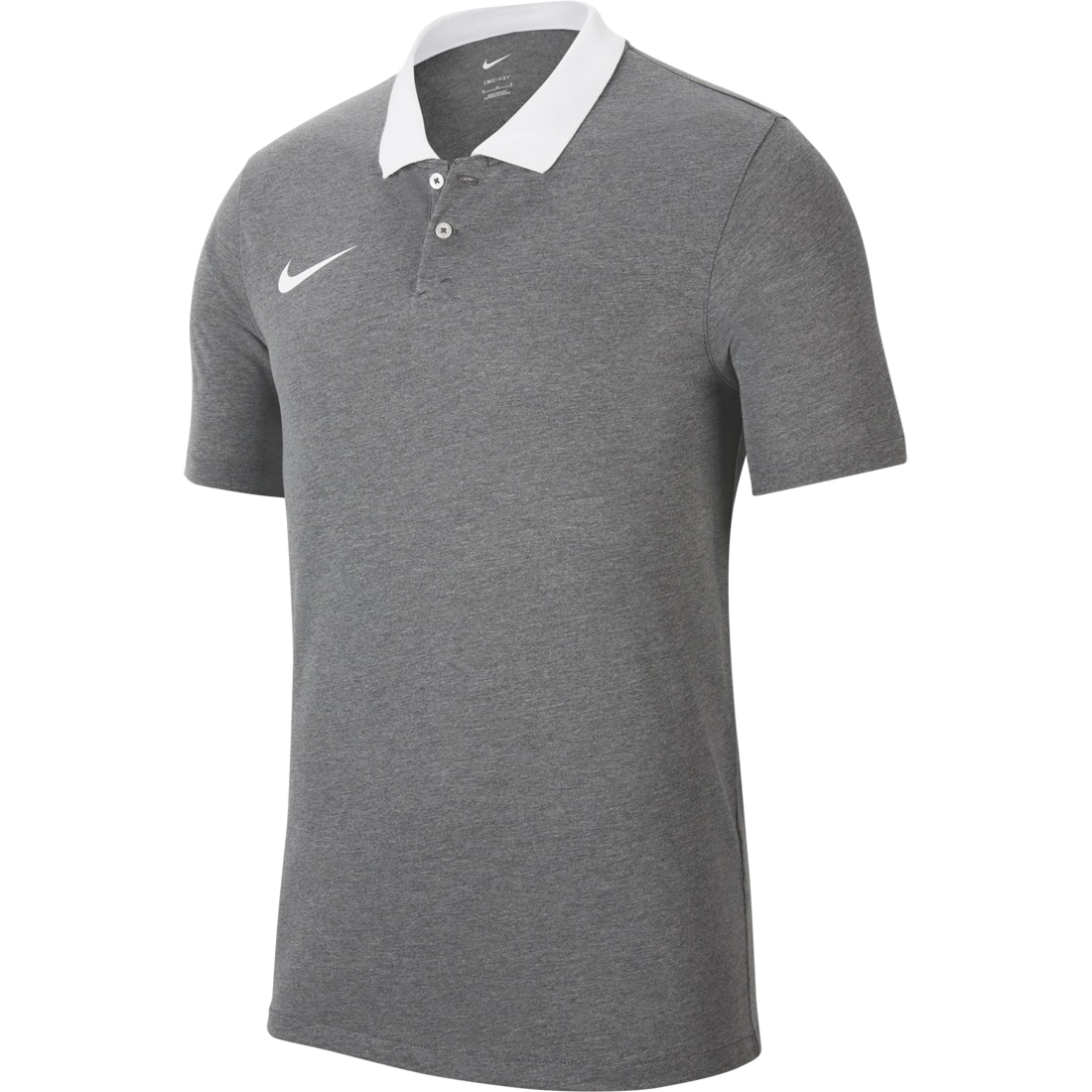 Nike Herren Poloshirt Park 20 grau-weiß