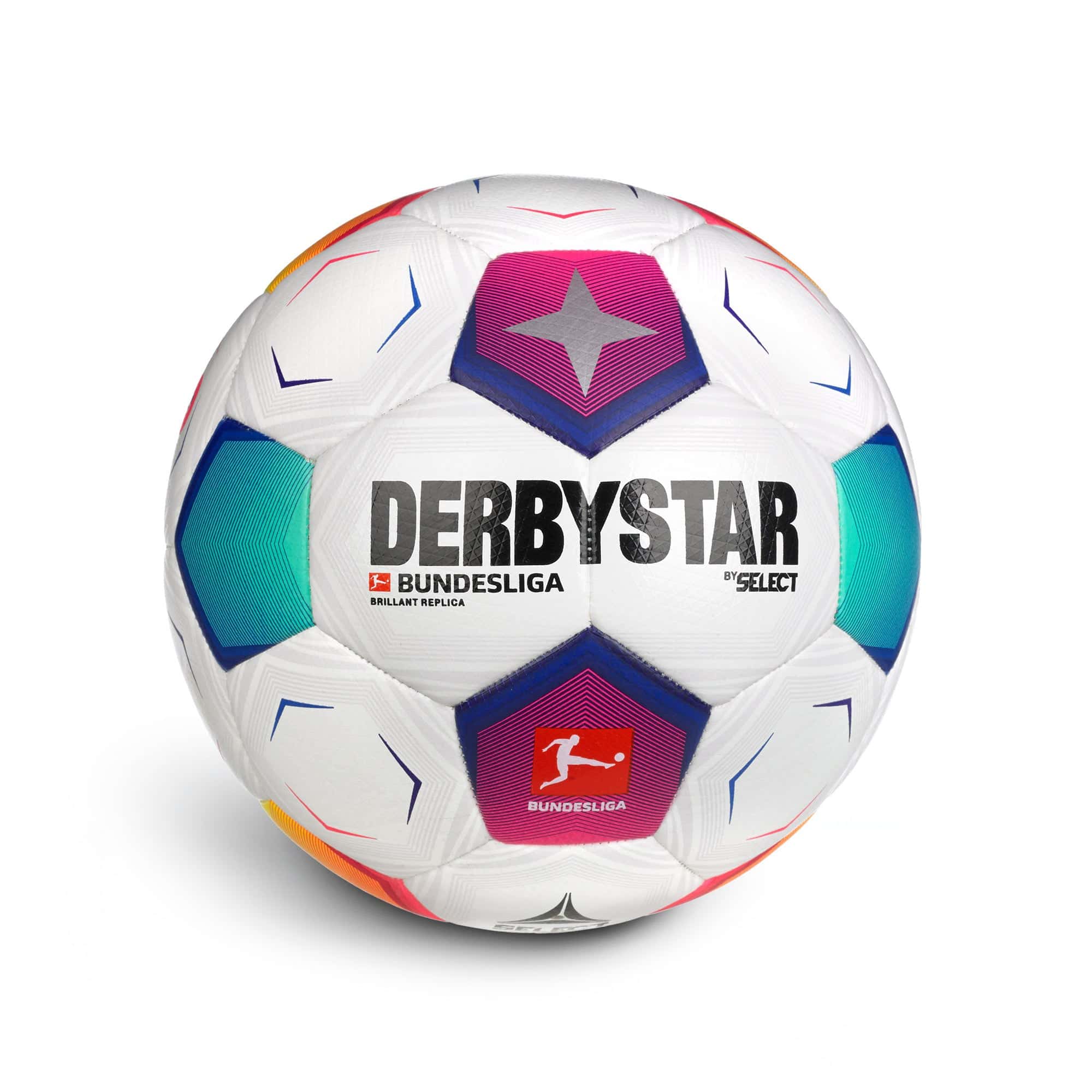 Derbystar Bundesliga Brillant Replica v23 Trainingsball Weiss 