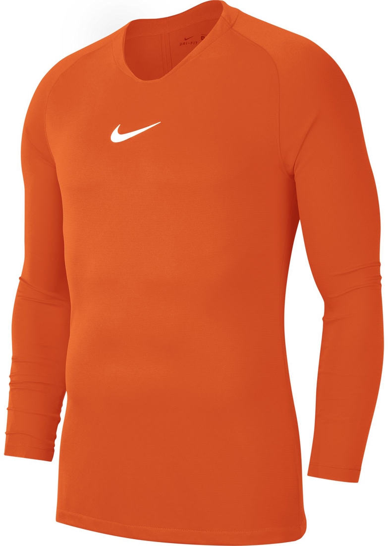 Nike Park First Layer Langarm Shirt safety orange-weiß