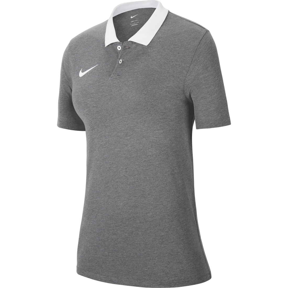 Nike Damen Poloshirt Park 20 grau-weiß